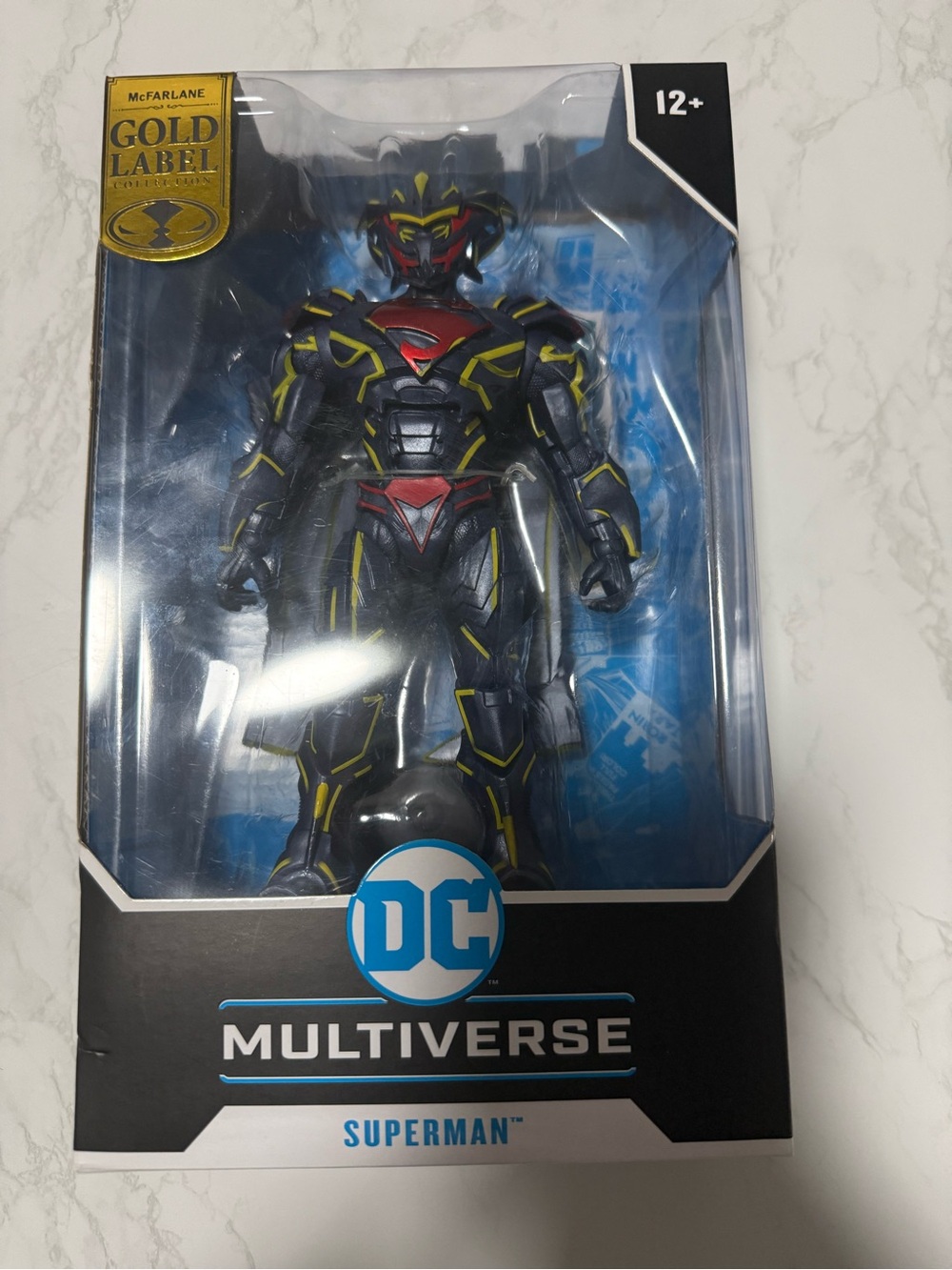 DC Multiverse Superman Action Figure - Black, Yellow, Red